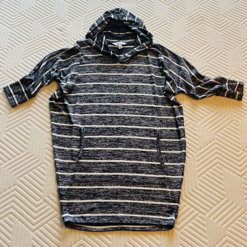 Market & Spruce Striped Hoodie